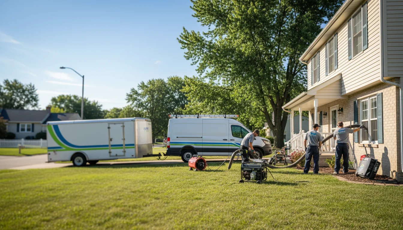 Flooded Basement Restoration And Cleanup With Repair in Newcastle, NE near me